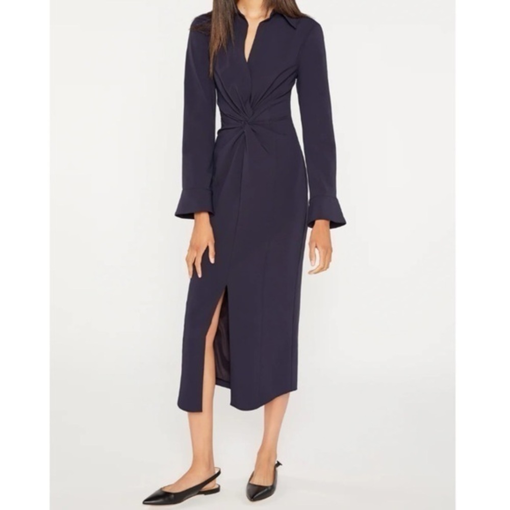 Elegant Black Long-Sleeve Dress